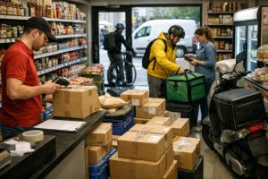 Comment les magasins de proximité deviennent des hubs logistiques pour le e-commerce et le dernier kilomètre