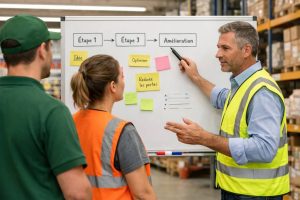 Philosophie kaizen : appliquer l’amélioration continue dans la grande distribution et les entrepôts